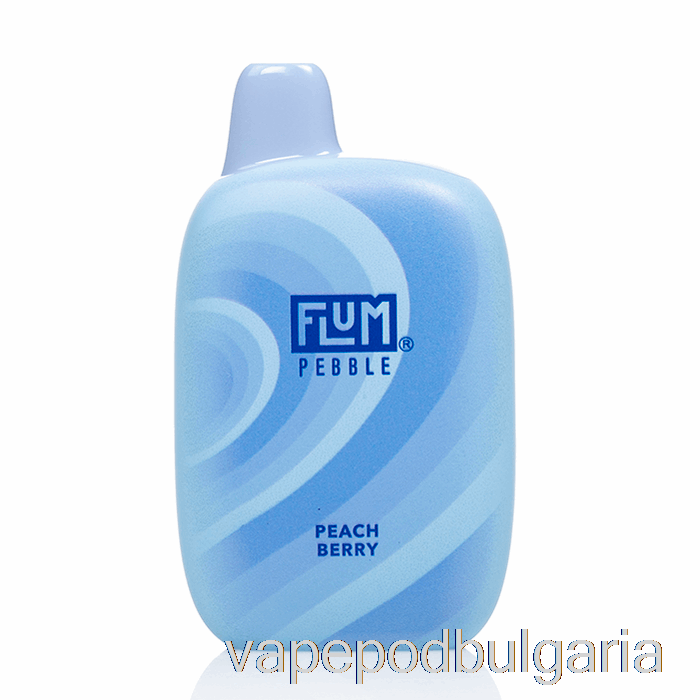 Vape Bulgaria Flum Pebble 6000 праскова за еднократна употреба